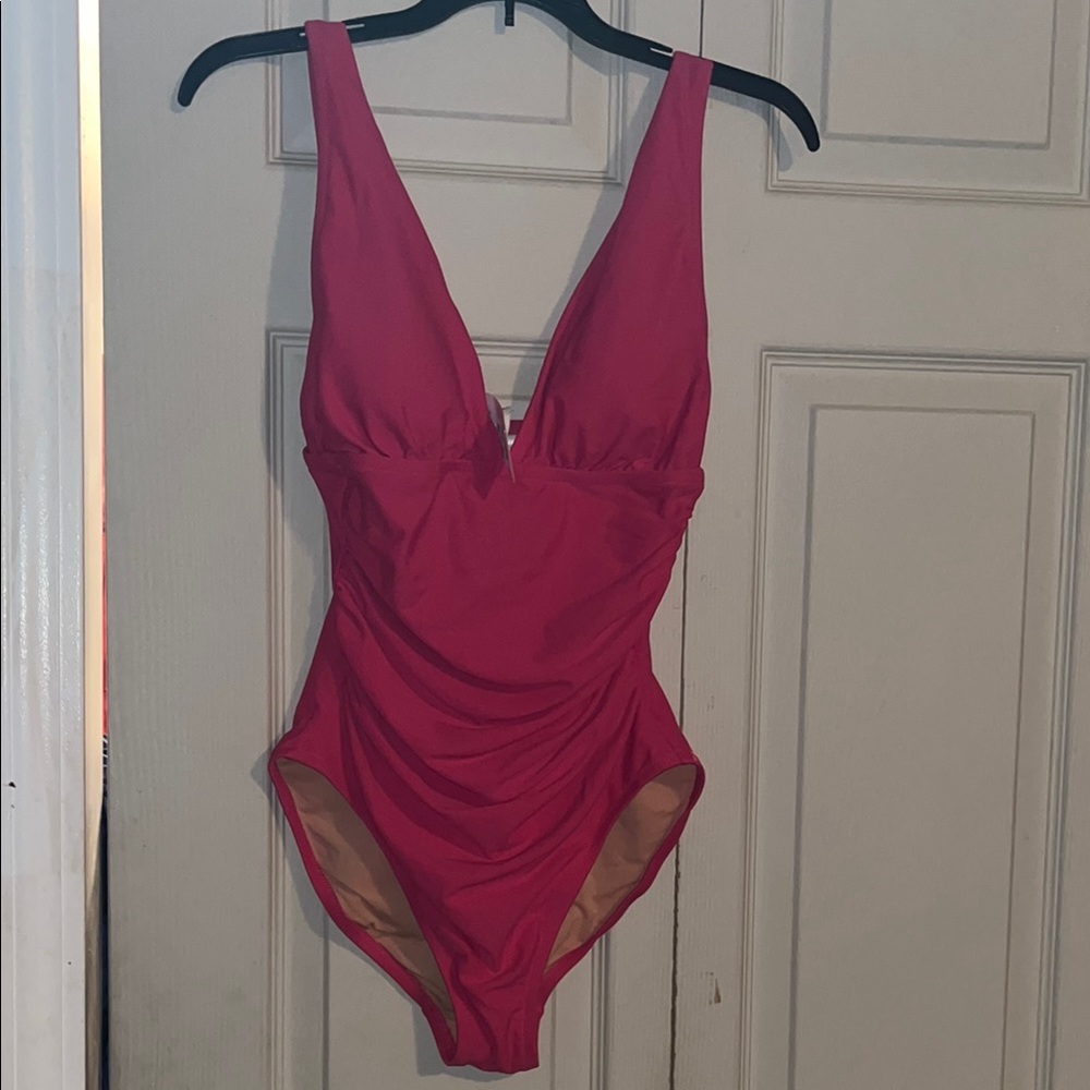 J . Crew Pink One Piece Swimsuit woman Small